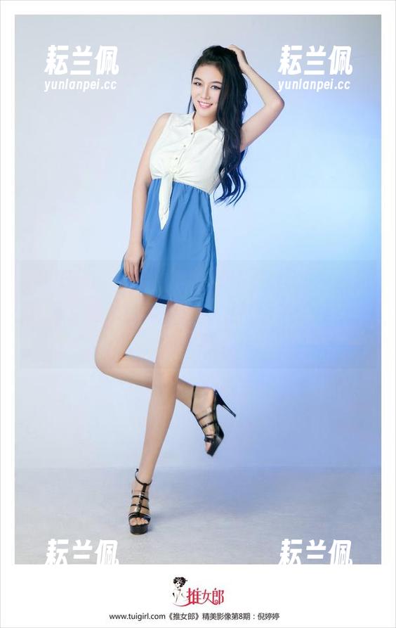 TuiGirl - 看吧，林萌萌的灰丝就明白怎么算无圣光也能吸睛，图片确实有种独特的优雅。