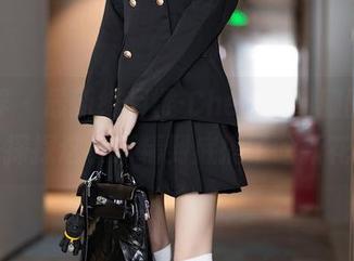 语画界 – 最新绯月樱-Cherry制服图库，快来探探这小妖精到底搞了啥新花样！
